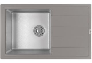 Кухонная мойка Florentina Комби 780 серый шёлк